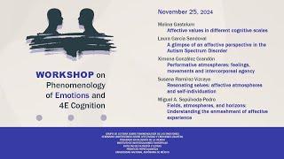 Workshop on Phenomenology of Emotions and 4E Cognition