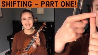 Violin Technique with Eugenie - Shifting part 1 (violin lesson)