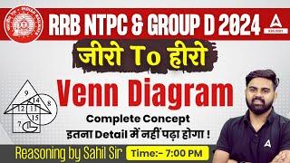 Venn Diagram Reasoning for RRB NTPC & Group D 2024 | Reasoning By Sahil Tiwari