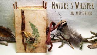 Nature Artist Book Using Garden Elements