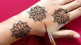 New stylish back hand mehndi design | Latest mehndi design | simple mehndi | mehndi design | Mehndi