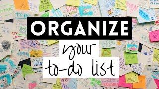 GET YOUR TO DO LIST ORGANIZED! Top Tips for Organizing Your To Do List | To Do List Organization 101