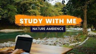 Study with Me 2 Hours | Nature Sounds | Pomodoro Timer