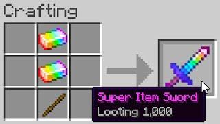 Minecraft, But Every Item Is Super...