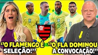  RENATA E RONALDÃO REAGEM À CONVOCAÇÃO! "4 JOGADORES DO FLAMENGO CONVOCADOS PARA OS AMISTOSOS!"