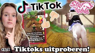 STARSTABLE TIKTOK LIFEHACKS UITPROBEREN!  | Star Stable Online | Zoo Lianne