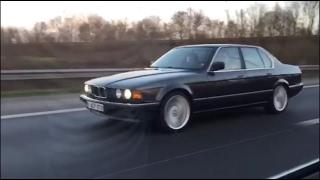 BMW E32 735i CRUISING ON HIGHWAY!! JUST CHILL