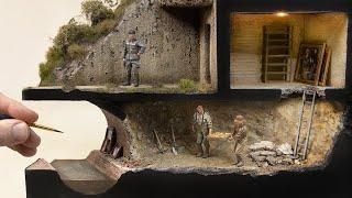 'Stealing back the Gold' - WWII Bunker Diorama - PART II