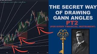 PART 2! SECRET TECHNIQUE FOR DRAWING #GANN ANGLES USING THE LAW OF VIBRATION!