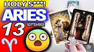 Aries ️ HOLY S***️I MUST WARN YOU ABOUT THIS PERSON️ horoscope for today SEPTEMBER 13 2024 ️