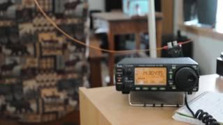 Wonder Wand Loop Antenna QRP contact