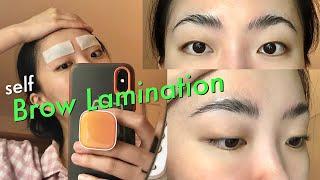 셀프 눈썹펌한올한올 눈썹결살리기  Self-Brow Lamination, Brow Lift Perm, Eyebrow Tip