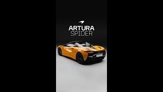 The new McLaren Artura Spider.