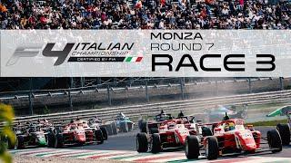 Italian F4 Championship  - Monza F1 Circuit - round 7 - Race 3