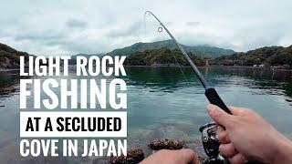 Light Rock Fishing at a Quiet Secluded Cove in Japan