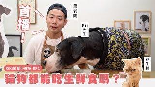 【OKi寵物飲食小教室】EP1-貓狗都可以吃生鮮飲食嗎?