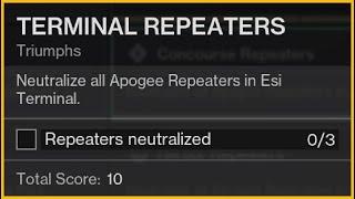 Destiny 2 - Lightfall: Terminal Repeaters Triumph Guide