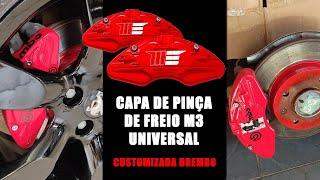 CAPA DE PINÇA DE FREIO M3 UNIVERSAL CUSTOMIZADA