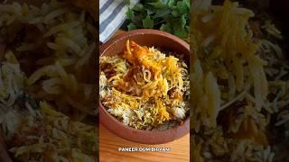 Paneer dum biryani recipe | veg biryani video recipe #paneer #biryani #dumbiryani #paneerbiryani