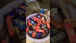 Big bucket of candy