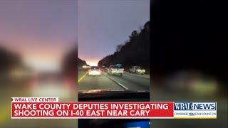 Witness shares video of a road-rage shooting along I-40 East in Cary