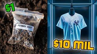 $1 vs $10,000,000 Baseball Memorabilia