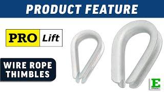 Pro Lift Wire Rope Thimbles | E-Rigging Products