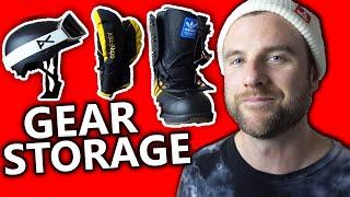 How To Store Your Snowboard Gear