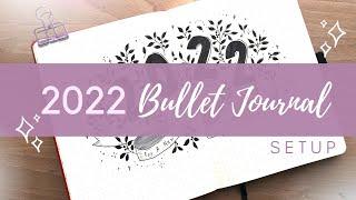 2022 Bullet Journal Set Up