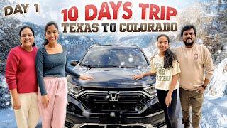 10 Day Trip Started  | TEXAS to COLORADO | VAAS FAMILY