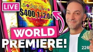 WORLD PREMIERE of SQUID GAME Slot Machine @Yaamava