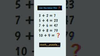 Maths puzzle#mathsquiz  #mathsmasala #mathstricks #mathsmcq #mathisfun #mathstudents #mathslover