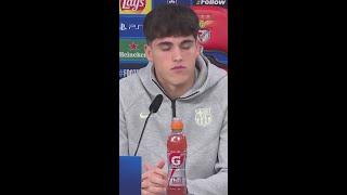 La BROMA de PAU CUBARSÍ a raíz de su primera rueda de prensa con el BARÇA