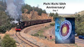 Pichi Richi 50th Anniversary! Day one, 27/7/24, double header trains in the flinders