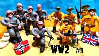 World War 2 in clay. British infantry vs Wehrmacht. #3