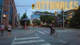 Saturday evening during Ottawa University Welcome Week - uOttawa Campus & ByWard Market - Sept 2021