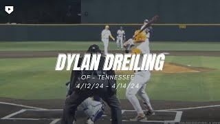 OF Dylan Dreiling, Tennessee - April 12-14, 2024