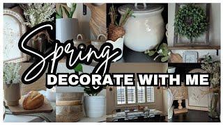  Spring Decorate With Me │Neutral Spring  Decorating Ideas For Your Home│Spring 2025