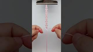 Hand-woven zero-based teaching Rope braiding skills sharing Simple braided bracelet tutorial Rop