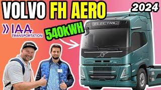 DER neue VOLVO FH AERO LKW - 300km REICHWEITE - 540kWH AKKU! IAA Transportation 2024 | EFIEBER