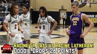 Racine St. Cats And Racine Lutheran Go At It! Doodie Drops 26 Points!