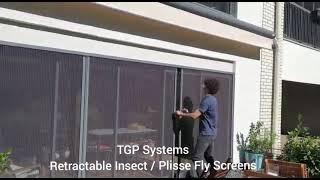 TGP Retractable Insect Plisse Fly Screen System