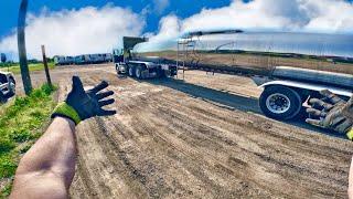 Pulling MILK Tankers Down NARROW Roads & NO Trucks Allowed!! (ASMR)