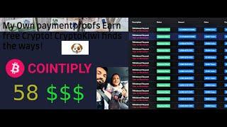 Earn crypto free! Proof of Payment! Cryptokiwi   can smell the Cryptos, this time Cointiplty!