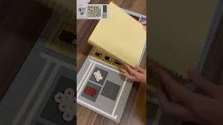 Crafting Minecraft Brown & White Banner Pattern BUT Lego! | Loom