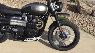 2022 Triumph Street Scrambler Sandstorm Special Edition first look quick walk around