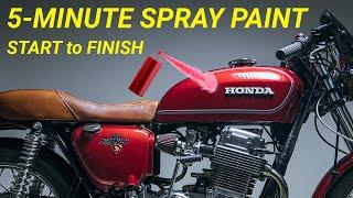 Spray Painting my Vintage Super Bike [Relaxed]