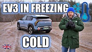 KIA EV3 81 kWh - Real-World Winter Range (ENG) - Test Drive and Review