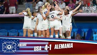 Highlights & Goles: USA vs Alemania 4-1 | Juegos Olímpicos París 2024 | Telemundo Deportes