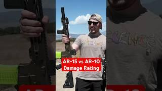 Damage ratings for AR-10 vs AR-15 (politician special)